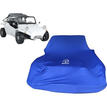 Imagem de Capa Automotiva Buggy Tecido Helanca Cor Preta - Mz, Azul