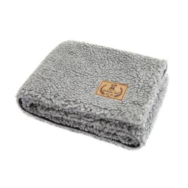 Imagem de Cobertor Eslovênia Plus para Cachorro e Gato Pet - Bichinho Chic, Cinz