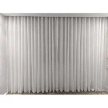 Imagem de Cortina Suiço   Forro  com Voil P/ Trilho de 3.00 x 3.00 Altura - vigu