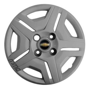 Imagem de 1x Calota CELTA CORSA CLASSIC Aro 13 Grafite com Logo 132cb - Grid