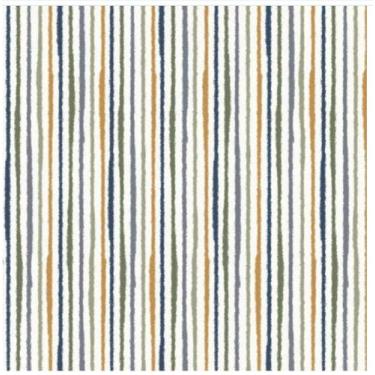 Imagem de Papel De Parede Bobinex Revoada - Listra Aquarela Azul, Militar E Most