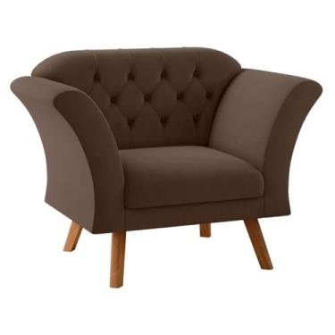 Imagem de Poltrona Decorativa Roseira Inca Marrom