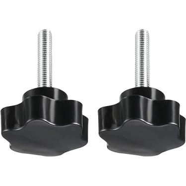 Imagem de Boxonly Puxador de parafuso de fixação para máquina de torno equipamento mecânico instrumento e equipamento da indústria de aparelhos ameixa punhos em forma de hexagonal, fecho de metal, manípulo de