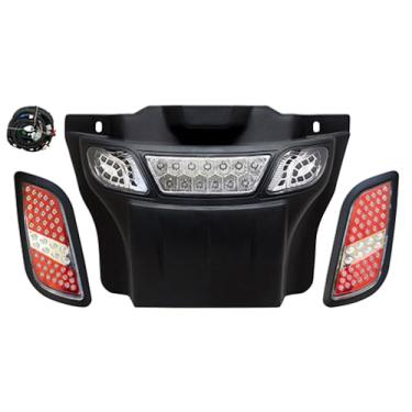 Imagem de Red Hawk Kit de barra de luz LED LGT-414L compatível com/substituição para carrinhos de golfe E-Z-GO RXV 12V-48V 2016-2021