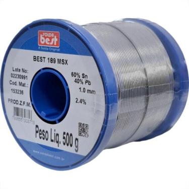 Imagem de Solda Best Carretel 1,0Mm 189Msx - 500Gr. Azul 153236 - BEST / ALPHA