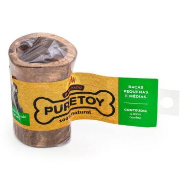 Imagem de Osso Bovino Natural Defumado Raças Peq E Med Puretoy P/ Cães