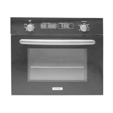 Imagem de Forno de Embutir à Gás Stelar de 55 Litros Preto 127V