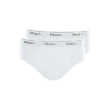 Imagem de Kit com 2 Cuecas Slip Mash 073.58, Branco, G