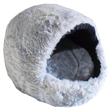 Imagem de Caminha Para Cachorro E Gatos Iglu Nuvem Pequena - EF Pet, Cinza