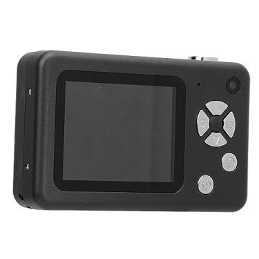 Imagem de Câmera selfie de lente dupla de 48 MP de 2,5 KHD com zoom de 8x, sensibilidade automática à luz, filmadora digital compacta para estudantes, modo de filmagem adaptável, estabilização eletrônica (preto