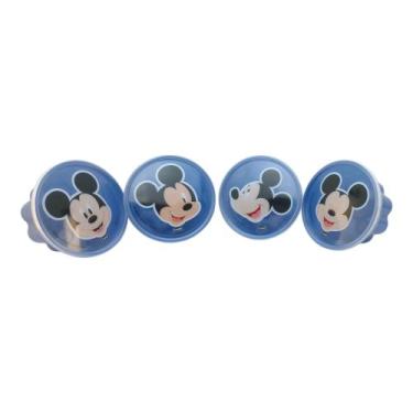 Imagem de Kit Formas Minnie e Mickey p/ Gelatina, Flan e Pudim - PLASUTIL, Micke