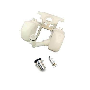 Imagem de Flutuador de carburador para Bandit250~400CC (GSF250~400) GJ77A/GK75A/7AA Impulse GK79A DR250/350 GSX400S Katana 400 Base de válvula de agulha flutuante de plástico (1)