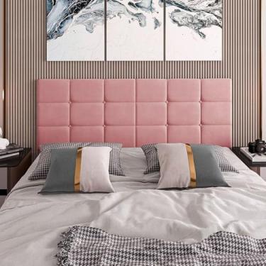 Imagem de Cabeceira Cama Box Casal Queen 1,60 Suspensa Retangular(ROSE)