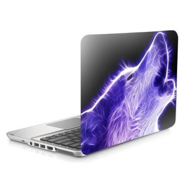 Imagem de Skin Adesivo Protetor para Notebook 14 Wide neon Wolf Lobo B25