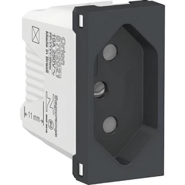 Imagem de Modulo Tomada 2P+T 10A 250V Grafite Orion Schneider