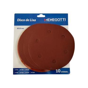 Imagem de 10 Lixas 180x225mm Lixadeira Teto Menegotti Gamma Hammer