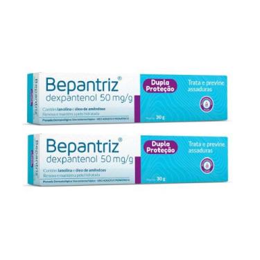 Imagem de Kit 02 Unidades Bepantriz Pomada Dermatológica Dupla Proteção Cimed 30