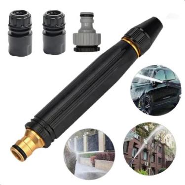 Imagem de Bico De Mangueira De Lavador de Alta Pressão Modelo 3 Em 1 Jato Potent