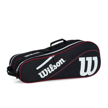 Imagem de Raqueteira Wilson ESP Advantage III X6 Preto e Vermelho