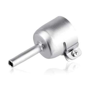 Imagem de SWIGRANCE Bocais de soldagem a ar quente ponta redonda padrão de 5 mm, substituição de bocal de soldagem de aço inoxidável para pistola de calor de soldador de plástico de ar quente