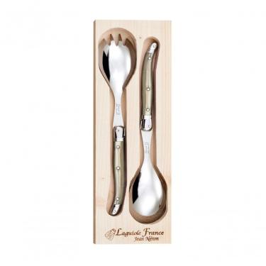 Imagem de 2 Talheres Para Salada Em Inox Laguiole Champagne