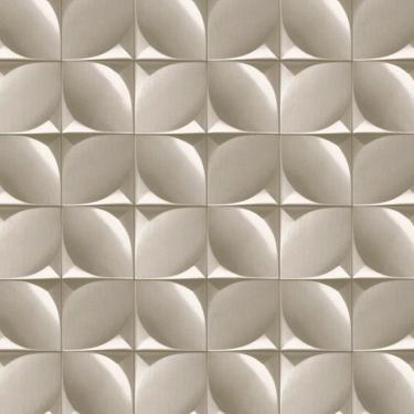 Imagem de Papel De Parede Essencial Geométrico Bege E Cinza Ess1013