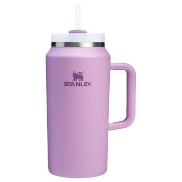Imagem de STANLEY Copo Quencher H2.0 com alça e canudo 1,8 g | Tampa Flowstate de 3 posições | Grande capacidade para viagens e esportes | Copo de aço inoxidável isolado | Livre de BPA | Lilás