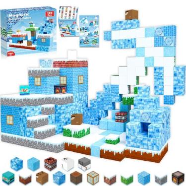 Imagem de Brinquedo magnético de blocos de construção United Glacier Castle 100 