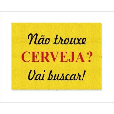 Imagem de CAPACHO NÃO TROUXE CERVEJA VAI BUSCAR (AMARELO)
