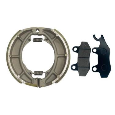 Imagem de Kit Patim Lona De Freio + Pastilha De Freio Suzuki Yes125 - Geral