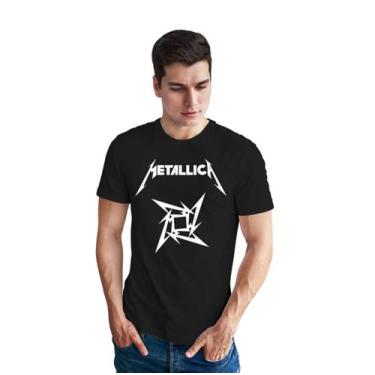 Imagem de Camiseta Metallica Aspiral Camisa Estampada Banda Rock Unissex - Glev.