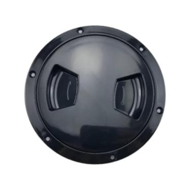 Imagem de JicSuXi Tampa de escotilha de inspeção de barco com furos pré-perfurados, substituição profissional, placa de cobertura antiderrapante destacável para barco