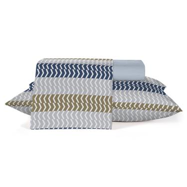 Imagem de Jogo De Cama Casal Teka Crystal Serenus 4 Peças