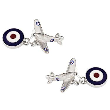Imagem de Abotoaduras Spitfire de dois lados com caixa de apresentação Cuff-Daddy