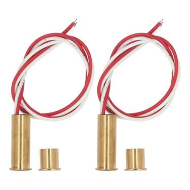 Imagem de Interruptor magnético embutido DC12 a 24V Brass NC Sensor de porta com fio Janela Janela Reed Switch para ALARM SISTEM SISTEM Acesso Construção resistente Resposta precisa Use