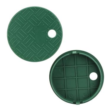 Imagem de KVMORZE 2 peças de substituição de tampa de caixa redonda de válvula de 15 cm para sistema de irrigação verde ao ar livre sistema de irrigação sistema de água gramado, compatibilidade com caixa de