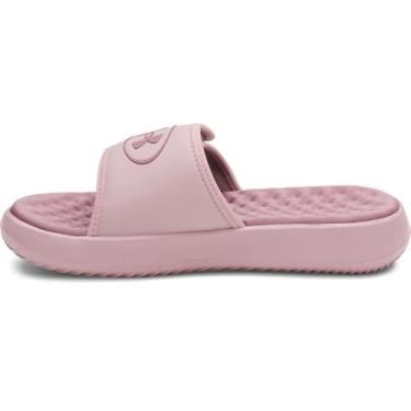 Imagem de Under Armour Sandália feminina Ignite Pro 8 Slide, (673) Turmalina Rosa/Maroon Mist/Maroon Mist, 38