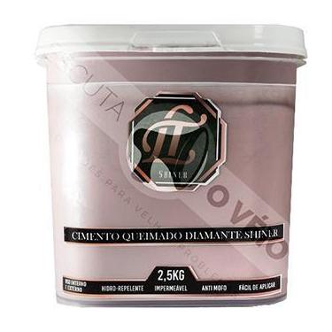 Imagem de Tinta Efeito Cimento Queimado 2,5KG Ametista Lt Shine - LT SHINER