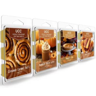 Imagem de Wax Melts UCC Plant Based Natural Fall 70mL, pacote com 4