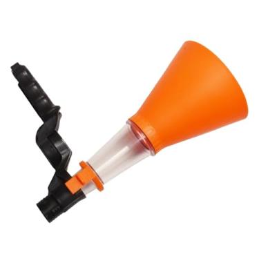 Imagem de Generic Funil de enchimento de óleo do motor com travamento automático e encaixe universal, leve, compatível com portas sem rosca de 29 mm ou mais, janela