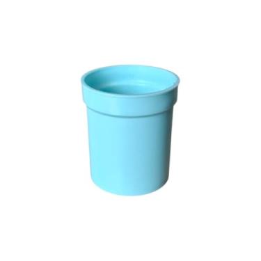 Imagem de Vasos De Plástico Planta Pequena Flor Decorativa Mesa Escritório Decoração Enfeite Jardim (100, Azul)