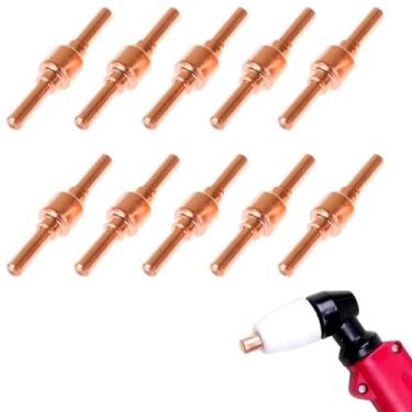 Imagem de Kit Consumíveis Tocha Corte Plasma PT31: 10 un. Eletrodo Longo - Maqpo