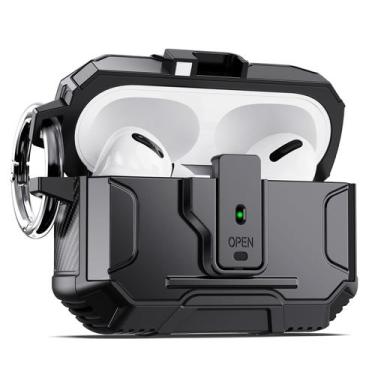 Imagem de Capa de fone de ouvido Armor para Airpods Pro 2 DASFOND preta