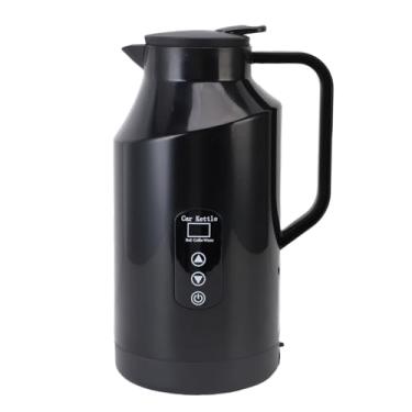 Imagem de GLOGLOW Chaleira Elétrica 1500 Ml Múltipla Temperatura Ajuste Aço Inoxidável Caldeira Portátil de água para Trabalho Escolar Camping de Camping Portátil Caldeira de água Quente, a de Chaleira de Carro