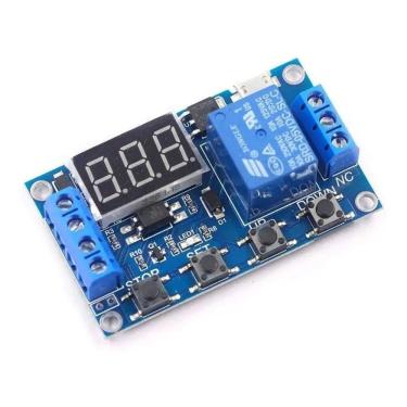 Imagem de 2X Relé Temporizador Digital Ajustável Delay Timer Chocadeir