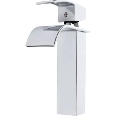 Imagem de Torneira Monocomando para Banheiro Cascata Cromada de Bica Alta - BAR-002 - STILLUS HOME