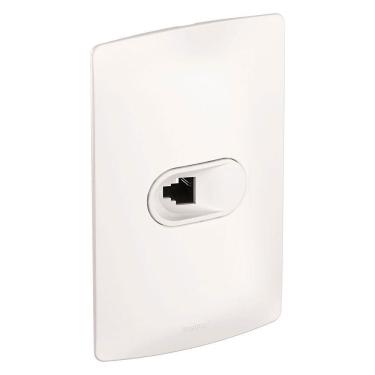 Imagem de Tomada Telefone RJ11 2 Fio 4x2 Branco Nereya - 663172 - PIAL-PLUS