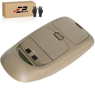 Imagem de EPPO Conjunto de console suspenso 2C3Z-25519A70-AAC, 2C3Z25519A70AAC compatível com Ford F250 F350 F450 F550 2002-2004 Painel de console de teto interior de caminhão sem teto solar (marrom)