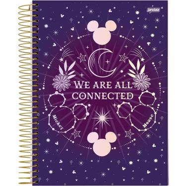 Imagem de Caderno Univ. 160fls 10Mat. Mickey Arts Magic Capa 4-Jandaia