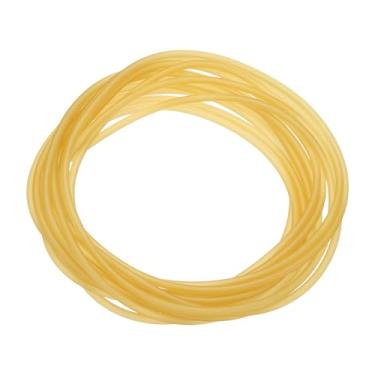 Imagem de PATIKIL Tubo de borracha de 4 m, 5/64" (2 mm) ID 5/32" (4 mm) OD Tubo de borracha de látex natural de vinil Sling Shot tubo elástico mangueira macia para exercícios alongamento laboratório casa